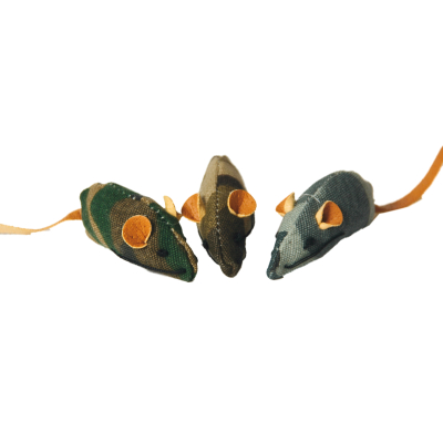 Souris en peluche camouflage - Assortiments - vert