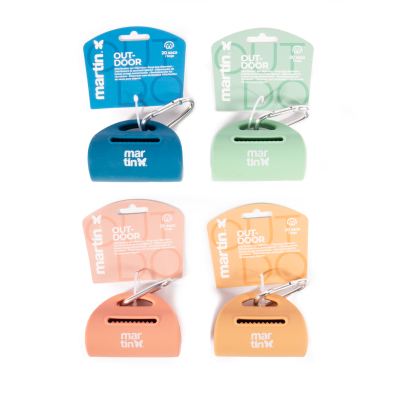 Lampe de sécurité silicone USB - Orange