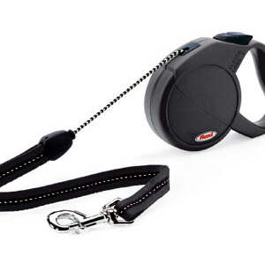 Retractable leash - Classic - L - 7m - black