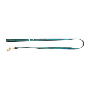 Laisse en tpu - Granité - 1m - 1.2cm - vert
