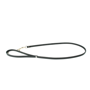Laisse en cuir - Coupé franc - 1m - Vert