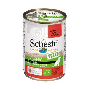 Schesir boeuf bio chien - 400g