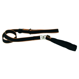 Nylon leash and collar - black