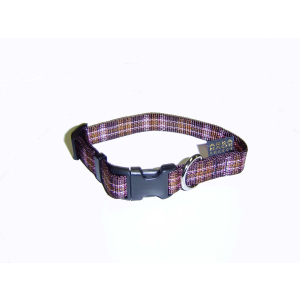 Nylon collar - Chile - 32/52cm - 2cm - purple