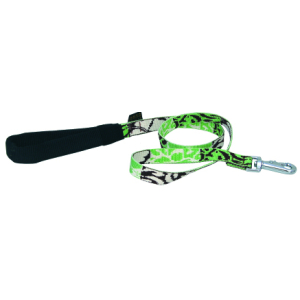Nylon leash - Chrys - 1m - 2cm - green