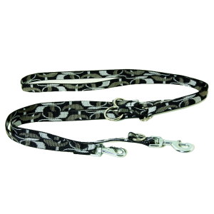 Multiposition nylon leash - Zen bamboo - 2.20m - 2cm - multicoloured