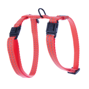 Harnais chat en nylon - Flash - 35/50cm - 1cm - orange