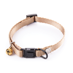 Collier chat en nylon - Classique - 20/30cm - 1cm - beige