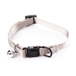 Collier chat en nylon - Classique - 20/30cm - 1cm - gris