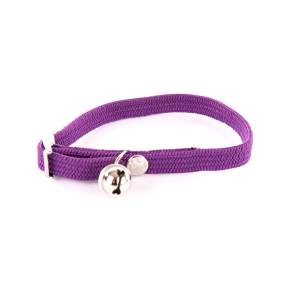 Collier chat élastique en nylon - Classique Tubulaire - <30cm - 1cm - mauve