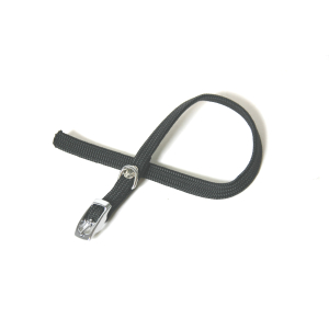 Collier tubulaire en nylon pour chat - Nylon classique - <30cm - 1cm - noir