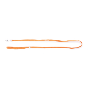 Laisse chat en nylon - Classique Tubulaire - 1m20 - 1cm - orange