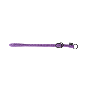 Collier éducation en nylon - Classique Rond - <65cm - 1.3cm - mauve