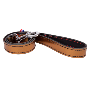 Laisse en cuir - Dakota - 1m - 2.5cm - marron