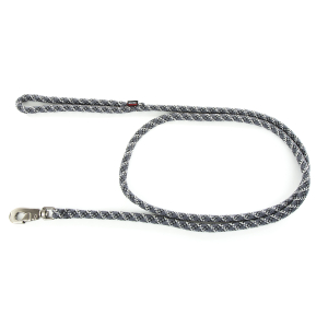 Laisse ronde en nylon - Reflectite - <200cm - 1.3cm - gris anthracite