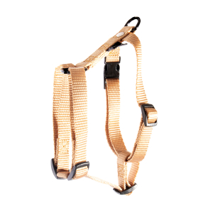 Nylon Harness - Classic - M - 50/70cm - 2cm - beige