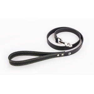 Laisse en cuir - Flash - 1m - Noir