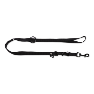 Laisse multiposition en nylon - Classique - 2m - 2cm - noir