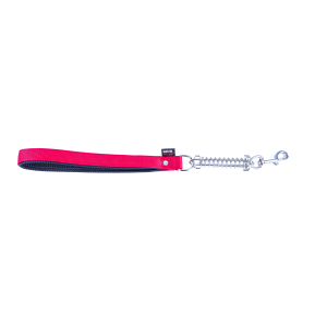 Laisse amortisseur en nylon - Classique - 50cm - 2.5cm - rouge