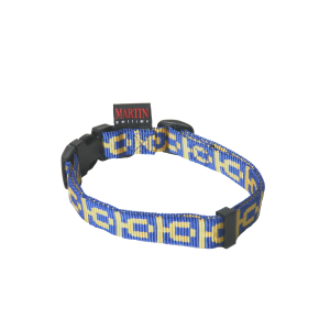 Collier en nylon - Santa - 40/55cm - 2cm - bleu marine