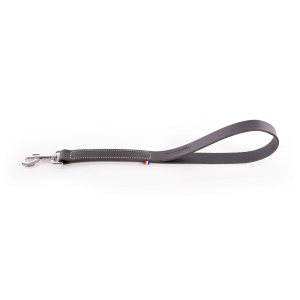 Laisse en cuir - 499 bicolore - 50cm - 2.5cm - noir