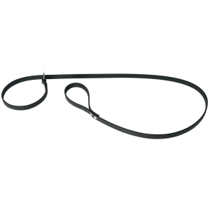 Laisse/collier 2 en 1 en cuir classique - Classique - 170cm - 1.8cm - noir