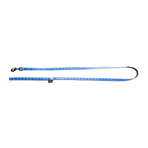 Laisse en nylon - Beach pois - 1m20 - 1.6cm - bleu