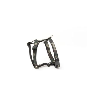 Harnais en nylon - Camouflage - 45/65cm - 2.5cm - vert