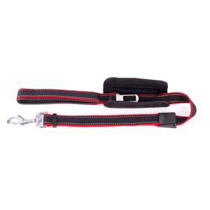 Laisse adaptable sur ceinture de sécurité - 70/100cm - noir