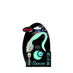 Retractable leash with cord - New Comfort - XS - 5m - blue