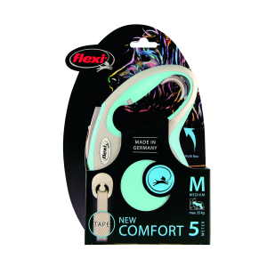 Retractable lead - New Comfort - M - 5m - blue