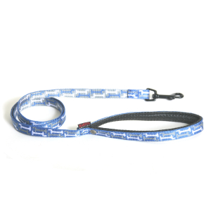 Laisse en nylon - Clepsy - 1.20m - Bleu