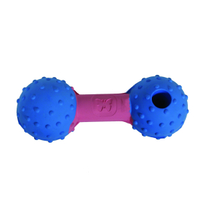 Rubber Dumbbell - Rubb'n'Treats - S - Multicolour