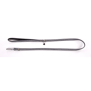 Laisse en nylon - Vichy - <100cm - 1.5cm - noir