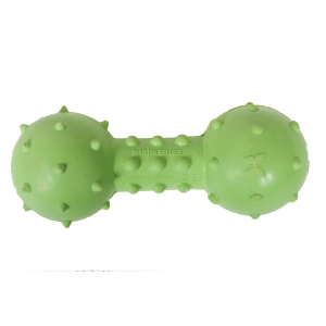 Rubber dumbbell - Rubb'n'Treats - M - 13cm - multicoloured