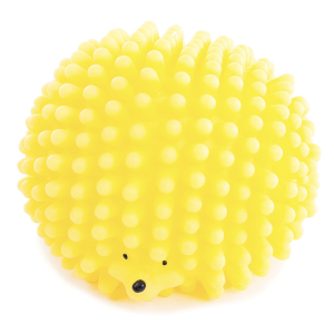 Hérisson en vinyle - 11cm - jaune