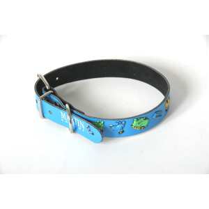 Collier serigraphie - bleu
