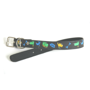 Collier serigraphie - noir