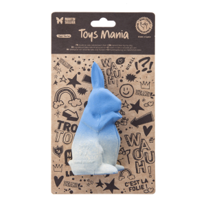 Lapin en latex - Origami - bleu