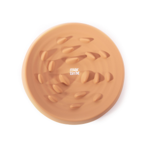 Gamelle anti-glouton en silicone - Douceur - 22cm - jaune