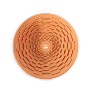 Gamelle de léchage en silicone - Douceur - 19cm - jaune