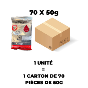 Croquette Platinum Adulte Bœuf - 50g