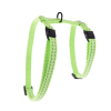 Collier chat nylon jaune motifs pattes argentées 