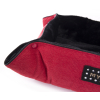 Laisse en cuir noir pour chien - cuir coloré classique et riveté - larg 16mm Long 100cm