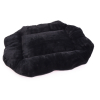 Laisse en cuir noir pour chien - cuir coloré classique et riveté