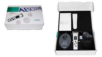 Tondeuse-chien-chat-Aesculap-Akkurata-GT405-boite